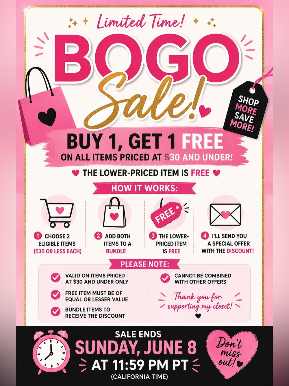 💥BOGO SALE💥